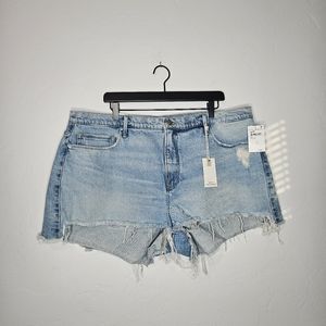 Good American Light Blue Jean Shorts